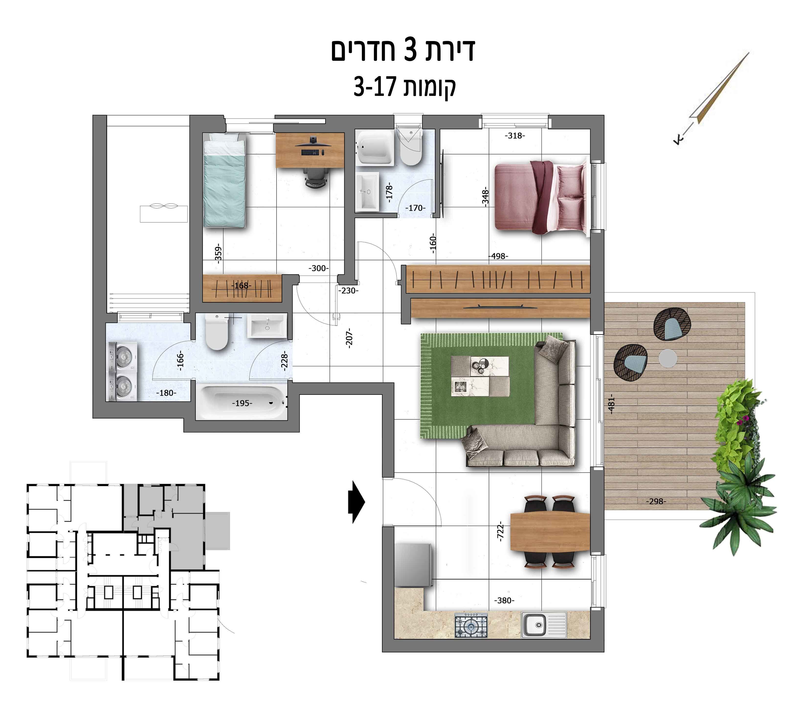 תכנית דירה 2442