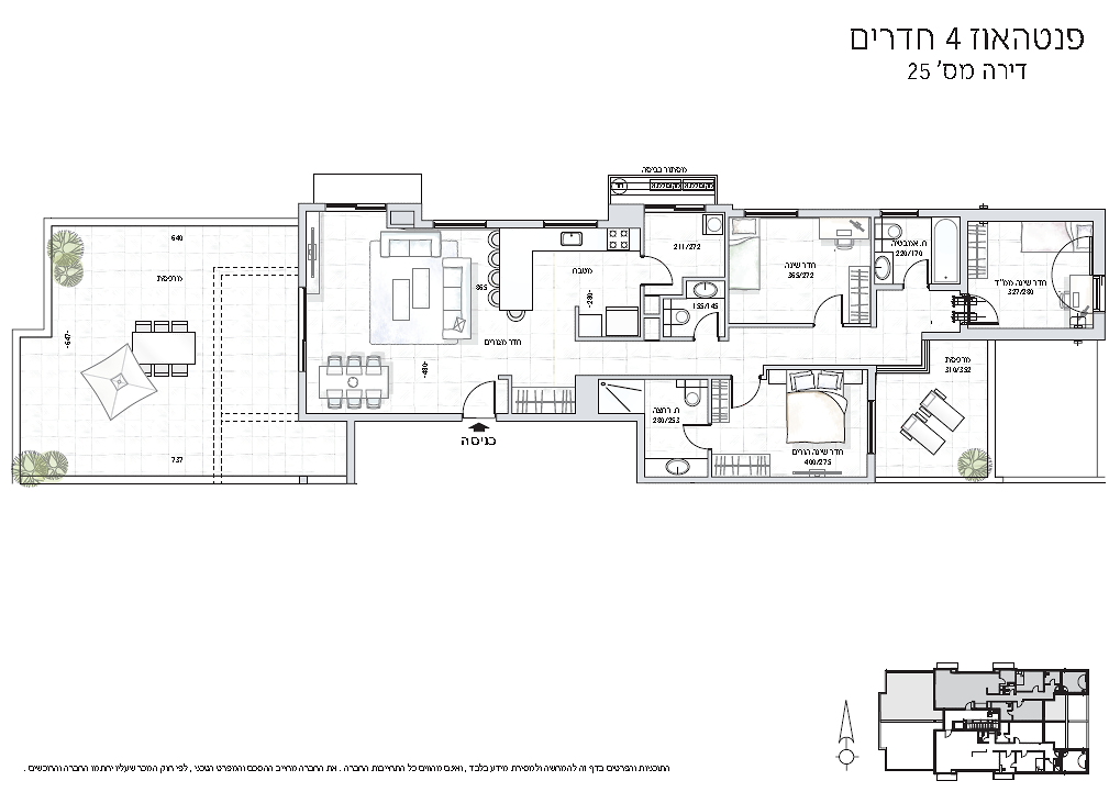 תכנית דירה 1001