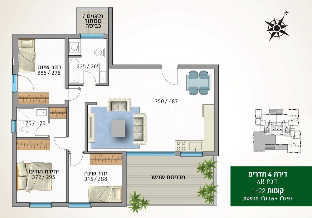 תכנית דירה 113